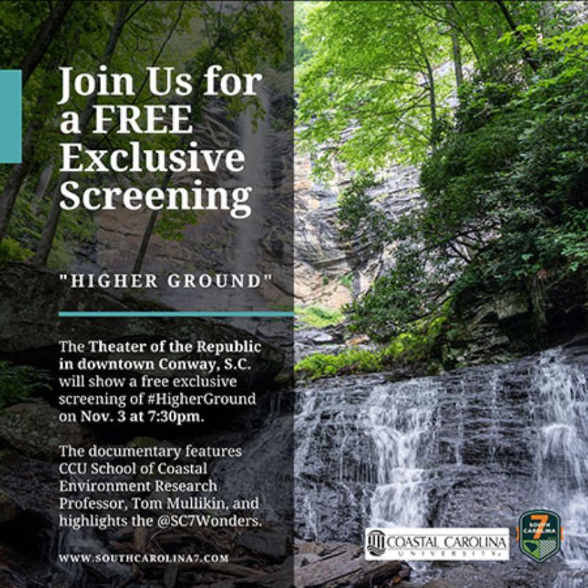 Free Exclusive Screening of Higher Ground Nov 3 at 7:30pm Theater of the Republic
